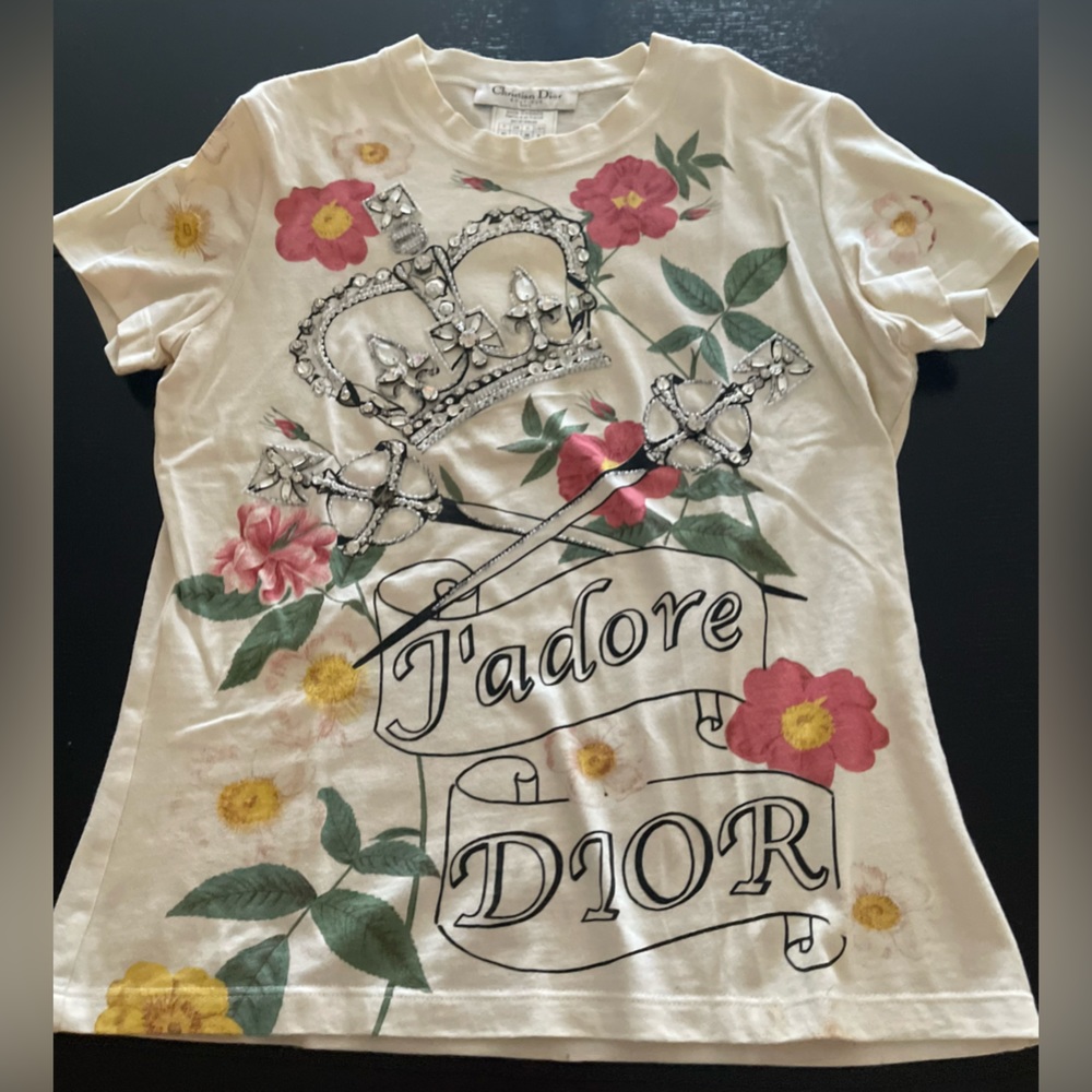 VINTAGE J’adore DIOR couture RARE TOP